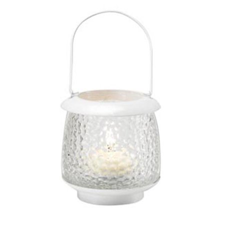 BIEDERMANN & SONS Biedermann & Sons H1978WT Summer White Playa Tea Light Lantern H1978WT